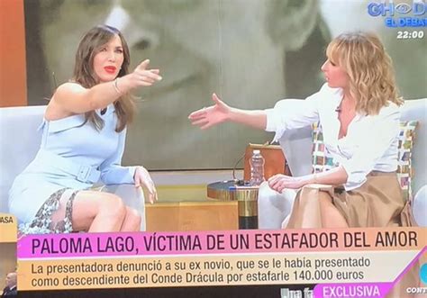 paloma lago y emma garcia|Paloma Lago destapa el motivo de su actitud con Emma García。